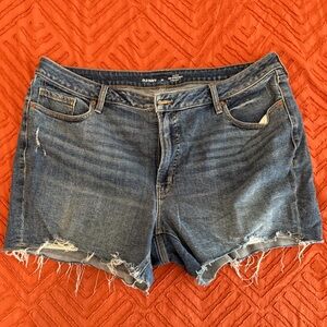 Old Navy Blue Denim Women Shorts